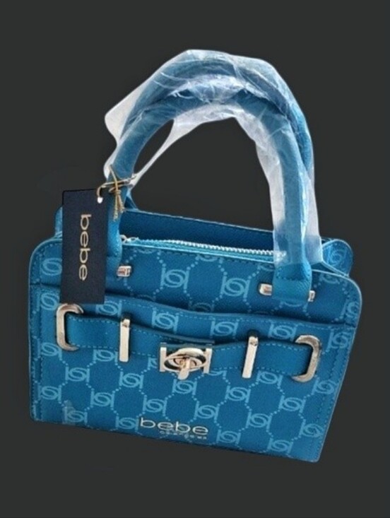 bebe Handbags - Bebe Mini Evie Top Handle Crossbody Bag